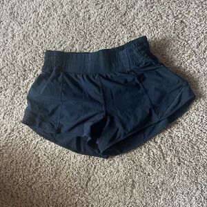 Lululemon Athletica Black and Blue Athletic Shorts